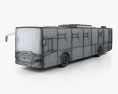 Guleryuz Cobra GD-272 LF bus 2017 3d model wire render