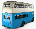 Guy Arab MkV LS17 Double-Decker Bus 1966 3d model back view