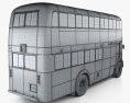 Guy Arab MkV LS17 Double-Decker Bus 1966 3d model
