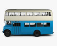 Guy Arab MkV LS17 Double-Decker Bus 1966 3d model side view