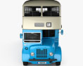 Guy Arab MkV LS17 Double-Decker Bus 1966 3d model front view