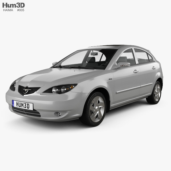 Haima 3 hatchback 2015 3D model