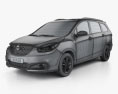 Haima V70 2019 3d model wire render