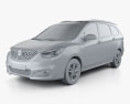 Haima V70 2019 3d model clay render