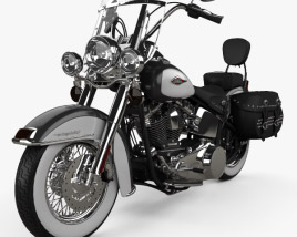 3D model of Harley-Davidson Heritage Softail Classic 2012