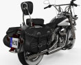Harley-Davidson Heritage Softail Classic 2012 3D模型 后视图