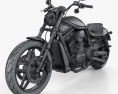 Harley-Davidson Night Rod Special 2013 3D-Modell wire render