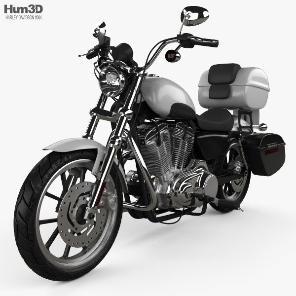Harley-Davidson XL883L Police 2013 3D model