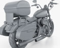 Harley-Davidson XL883L 경찰 2013 3D 모델 