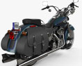 Harley-Davidson FLSTS Heritage Springer 2002 Modèle 3d vue arrière