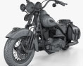Harley-Davidson FLSTS Heritage Springer 2002 3d model wire render