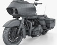 Harley-Davidson FLTR Road Glide 2009 3Dモデル wire render