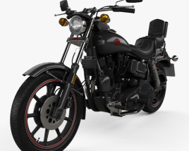 3D model of Harley-Davidson FXB Sturgis 1980