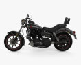 Harley-Davidson FXB Sturgis 1980 3D-Modell Seitenansicht