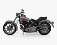 Harley-Davidson FXS Low Rider 1980 3D-Modell Seitenansicht