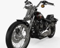 Harley-Davidson FXSTS Springer Softail 1988 3D 모델 