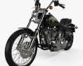 Harley-Davidson FXST Softail 1984 Modello 3D