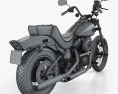Harley-Davidson FXST Softail 1984 3D-Modell