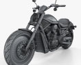 Harley-Davidson VRSCA V-Rod 2002 3Dモデル wire render