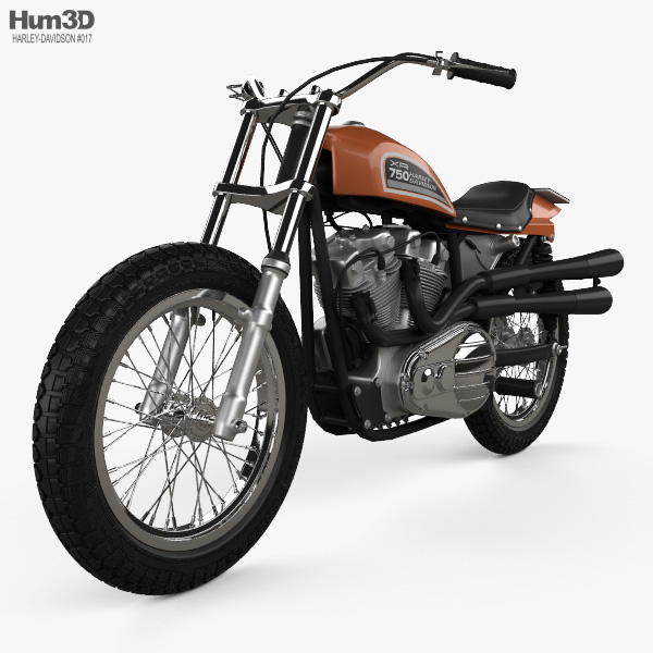 Harley-Davidson XR 750 1970 Modèle 3D