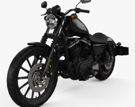 Harley-Davidson Sportster XL 883N Iron 883 2009 3D model