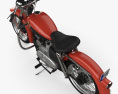 Harley-Davidson XL Sportster 1957 3d model top view