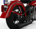 Harley-Davidson Panhead E F 1948 Modelo 3D