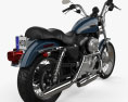 Harley-Davidson XLH 1200 Sportster 2003 3d model back view
