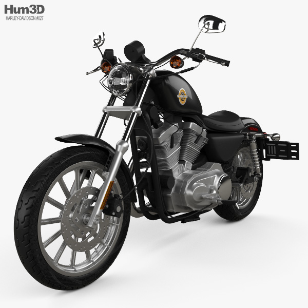 Harley-Davidson XLH 883 Sportster 2002 3D model