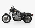 Harley-Davidson XLH 883 Sportster 2002 3Dモデル side view