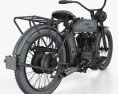 Harley-Davidson 10F with HQ dashboard 3D模型