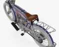 Harley-Davidson 10F with HQ dashboard 3D模型 顶视图