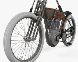 Harley-Davidson 11 K Racer 1915 3D model