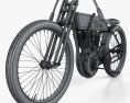 Harley-Davidson 11 K Racer 1915 3d model wire render