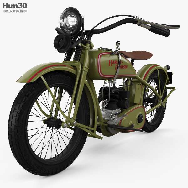 Harley-Davidson 26B 1926 3D model