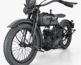 Harley-Davidson 26B 1926 3d model wire render