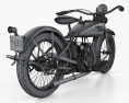 Harley-Davidson 26B 1926 3d model