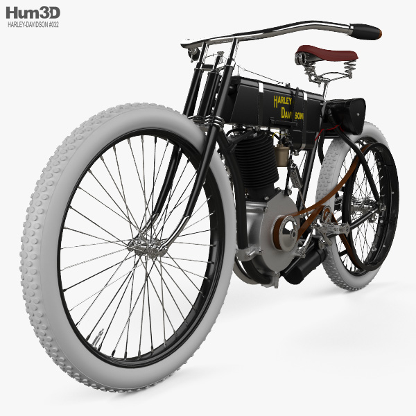 Harley-Davidson Model 1 1903 3D model