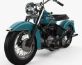 Harley-Davidson Panhead Hydra-Glide E F 1949 3Dモデル