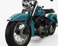 Harley-Davidson Panhead Hydra-Glide E F 1949 Modello 3D
