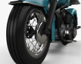 Harley-Davidson Panhead Hydra-Glide E F 1949 Modelo 3D
