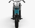 Harley-Davidson Panhead Hydra-Glide E F 1949 Modelo 3D vista frontal