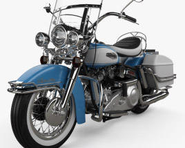 Harley-Davidson FLH Electra Glide Shovelhead 1966 3D model