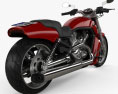 Harley-Davidson V-Rod Muscle 2010 3d model back view