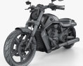Harley-Davidson V-Rod Muscle 2010 3d model wire render