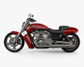 Harley-Davidson V-Rod Muscle 2010 3d model side view