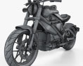 Harley-Davidson LiveWire with HQ dashboard 2014 3d model wire render