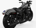 Harley-Davidson Sportster Iron 883 2016 3d model back view