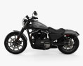 Harley-Davidson Sportster Iron 883 2016 3d model side view