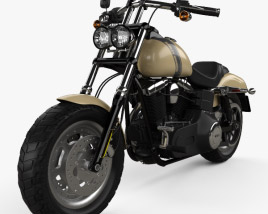Harley-Davidson Dyna Fat Bob 2016 3D-Modell